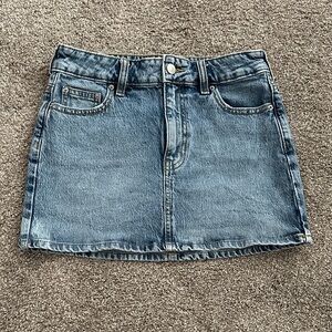 Pacsun Blue Denim Mini Skirt